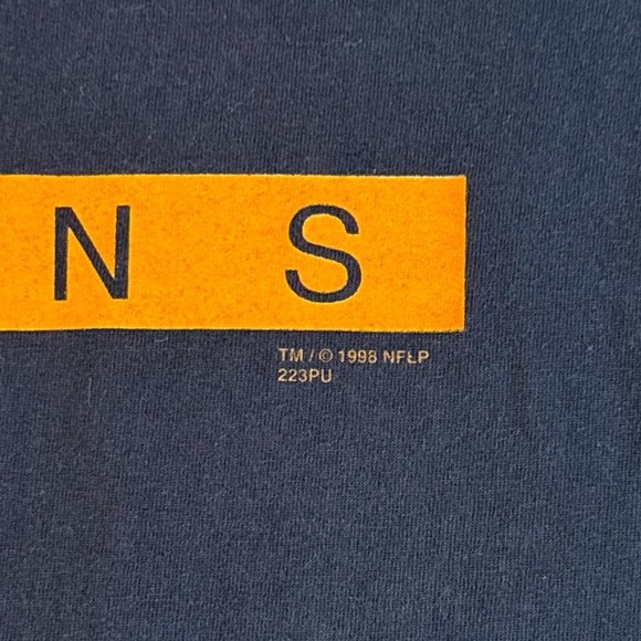 Vintage 1998 Riddell Miami Dolphins T-Shirt Men's Large NFL - Picture 3 of 7